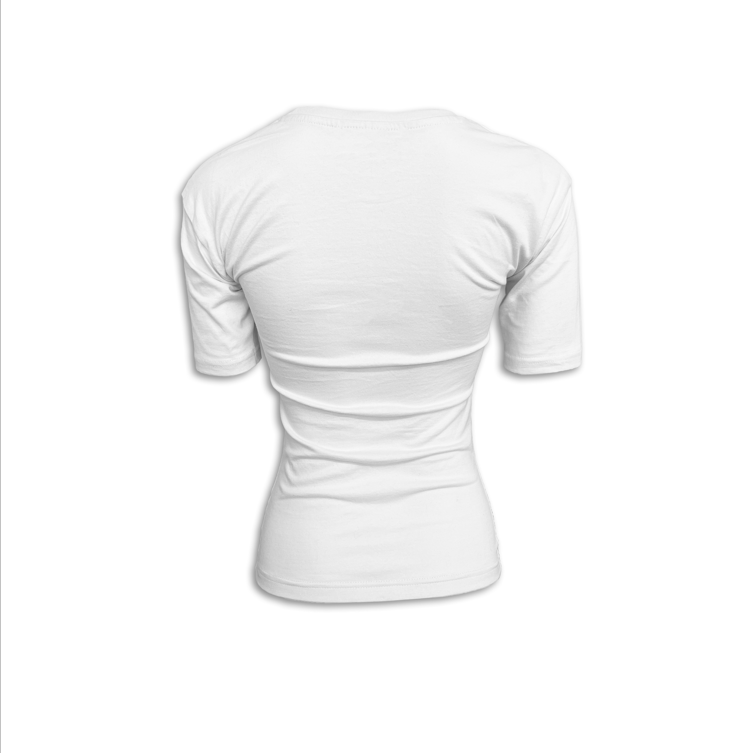 meer. NECK SLIT TEE(White） White Side Slit – MeshYoga
